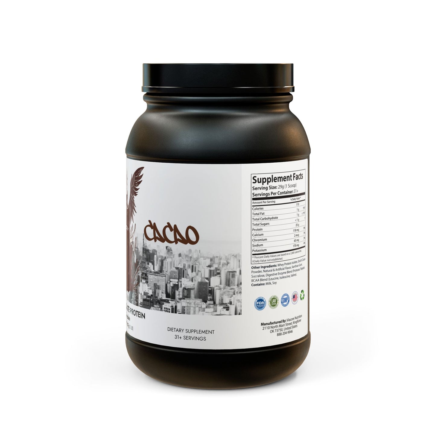 Arcanum Cacao – Whey Isolate Protein (Chocolate flavor)