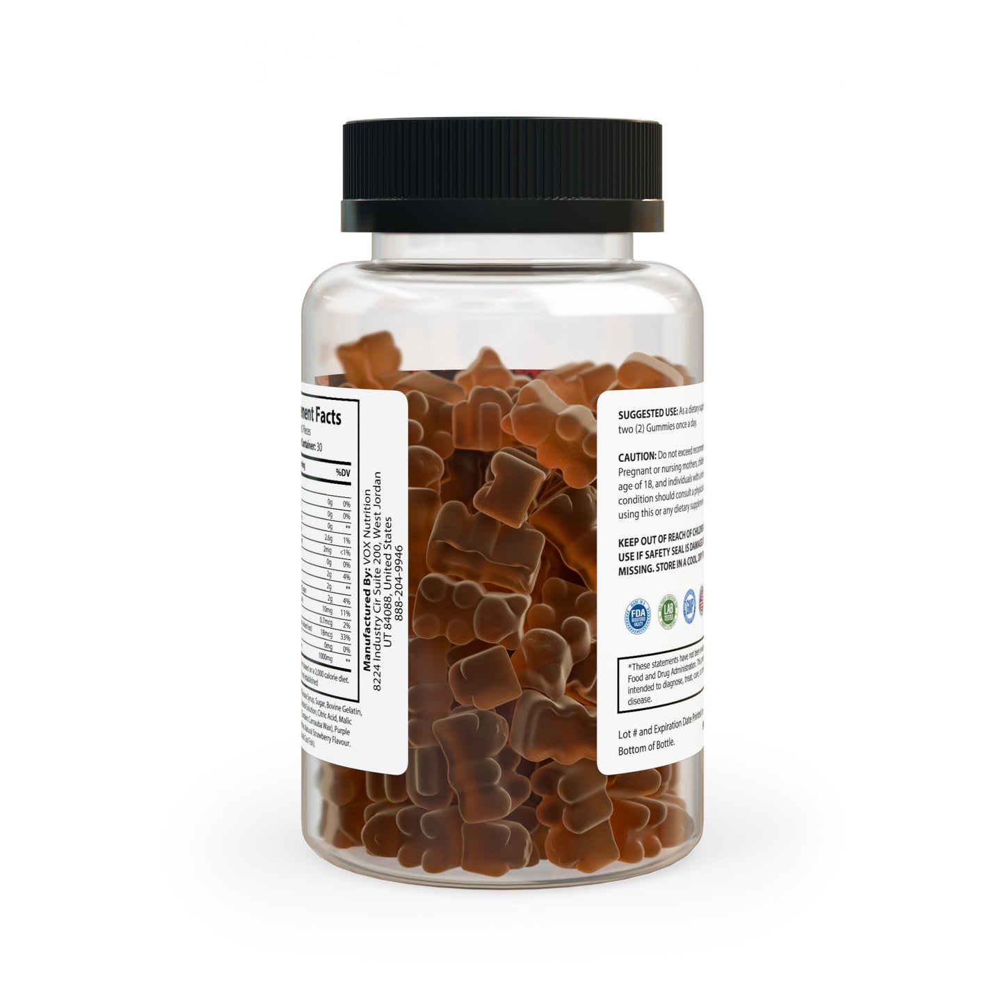🩸 Silkblood Bears – Collagen Gummies (60 Gummies)