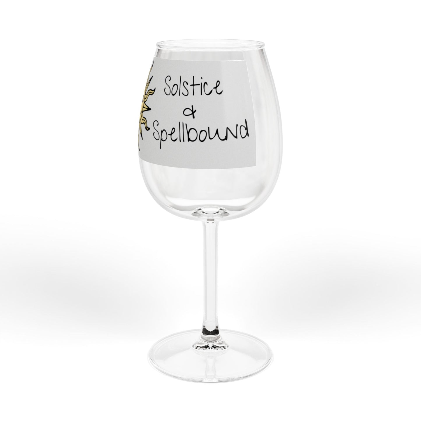 Summer Solstice Wine Glass