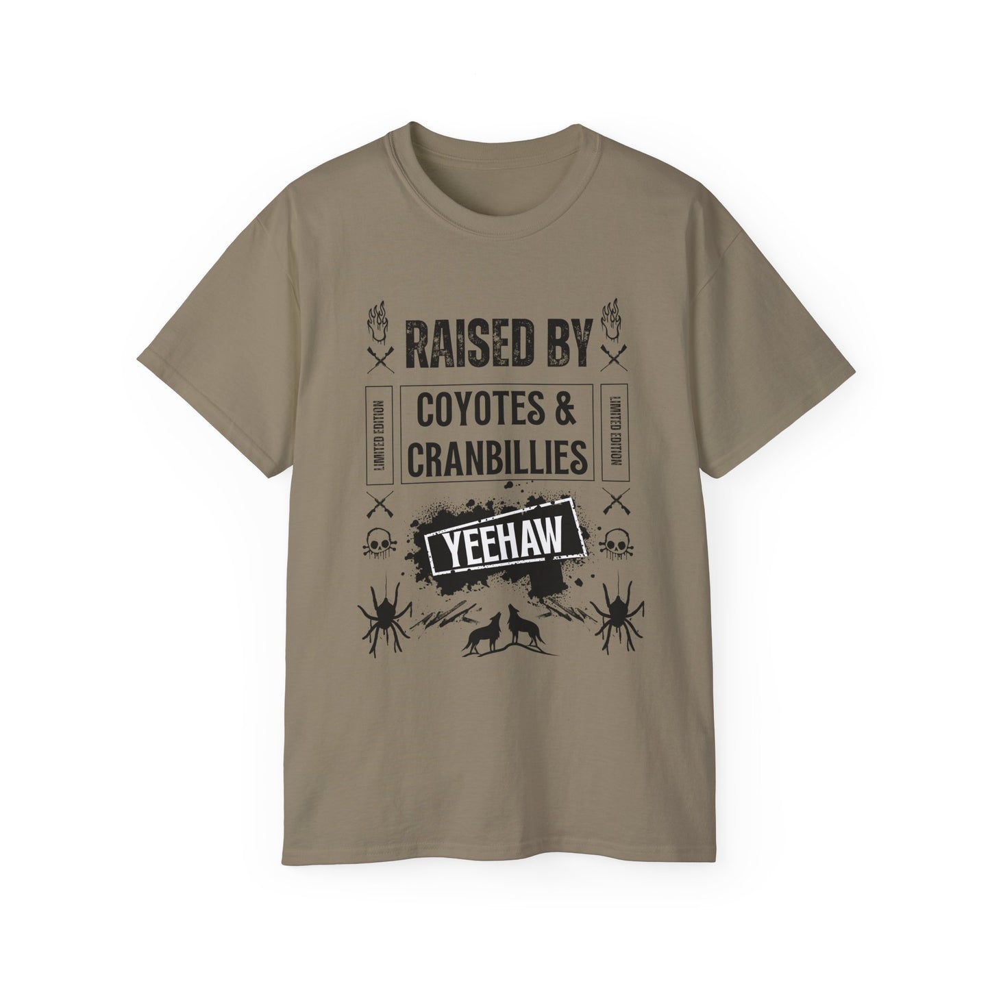 Raised by Coyotes & Cranbillies - Tee