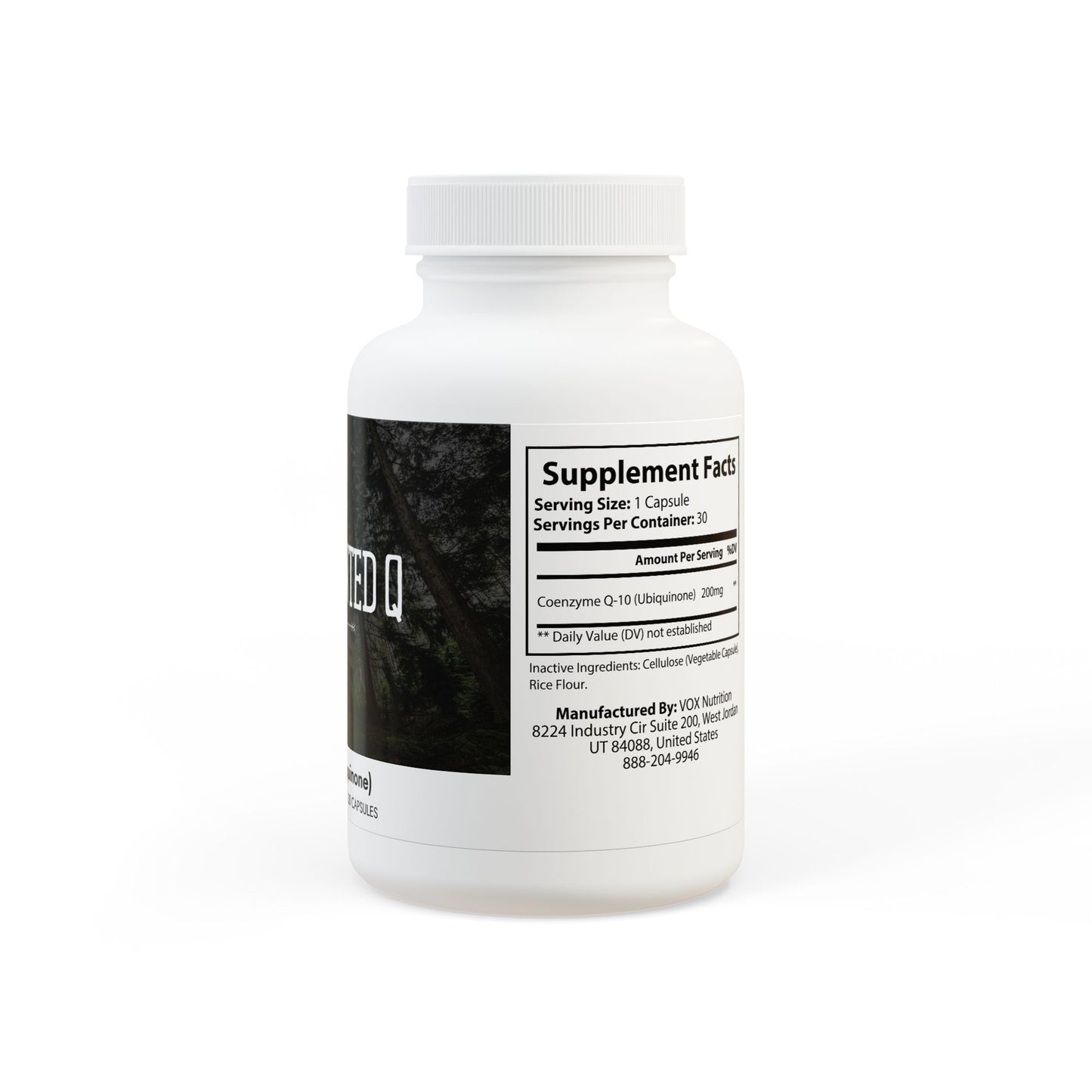 Enchanted Q - CoQ10 (Ubiquinone) Supplement (30 Caps)