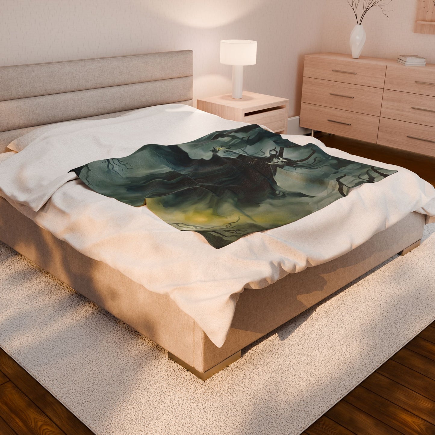 Enchanting Velveteen Plush Blanket