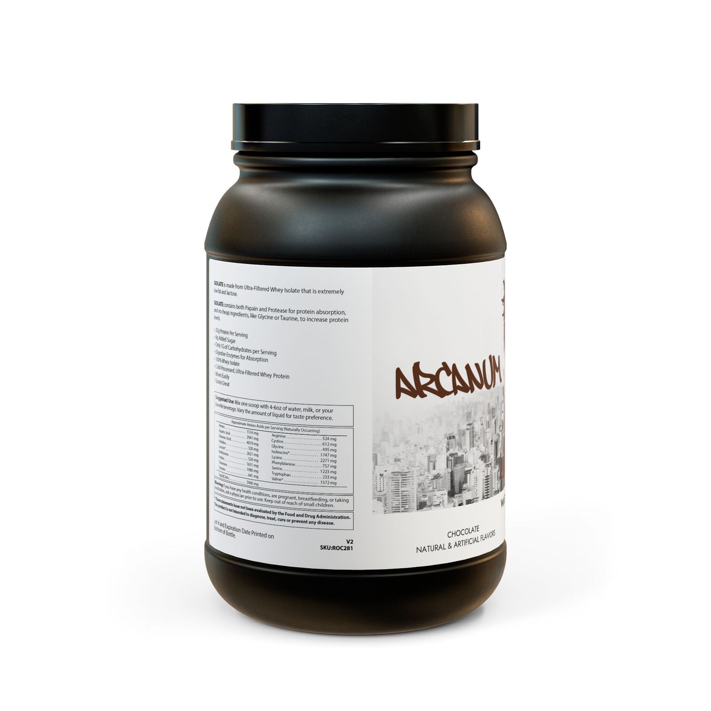 Arcanum Cacao – Whey Isolate Protein (Chocolate flavor)