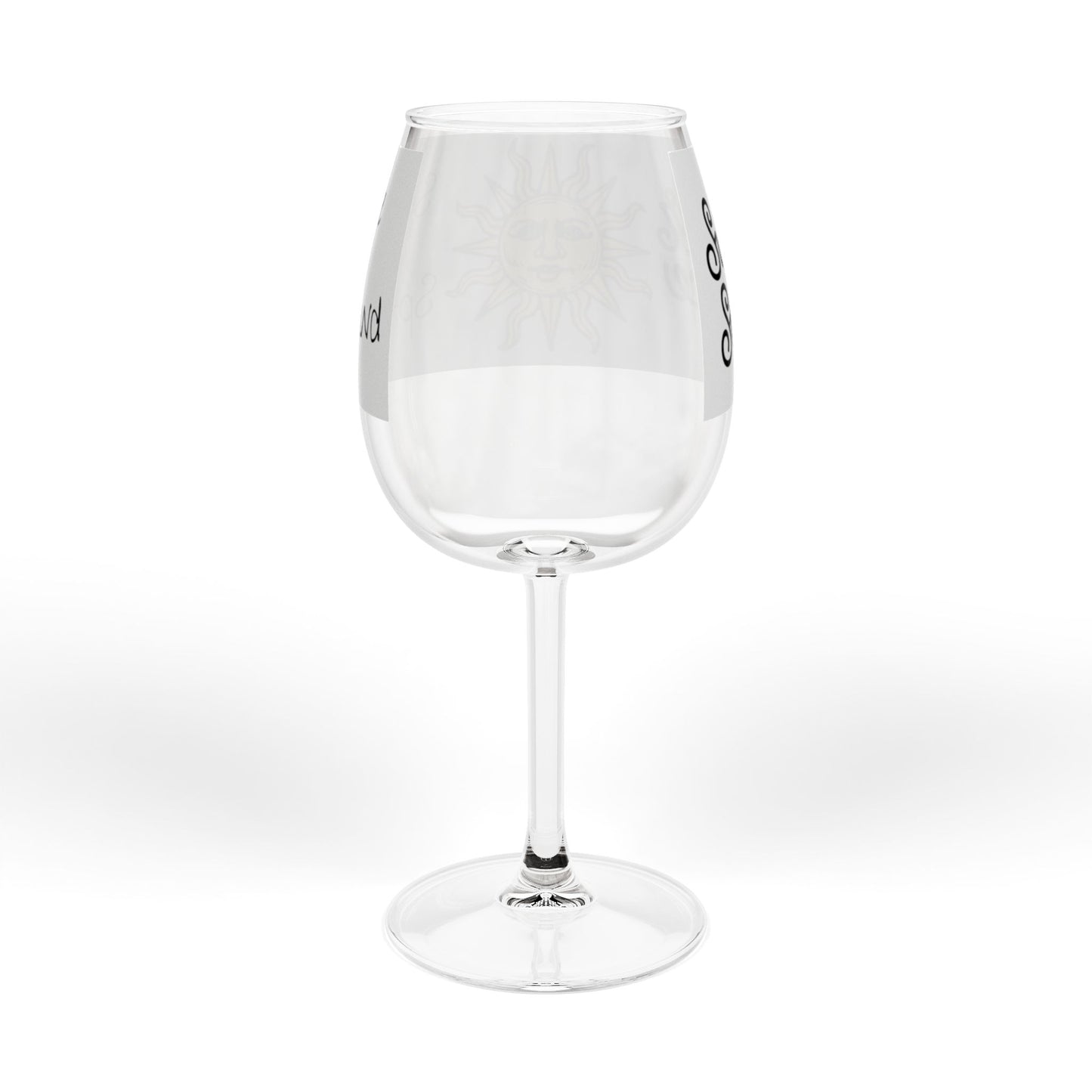Summer Solstice Wine Glass