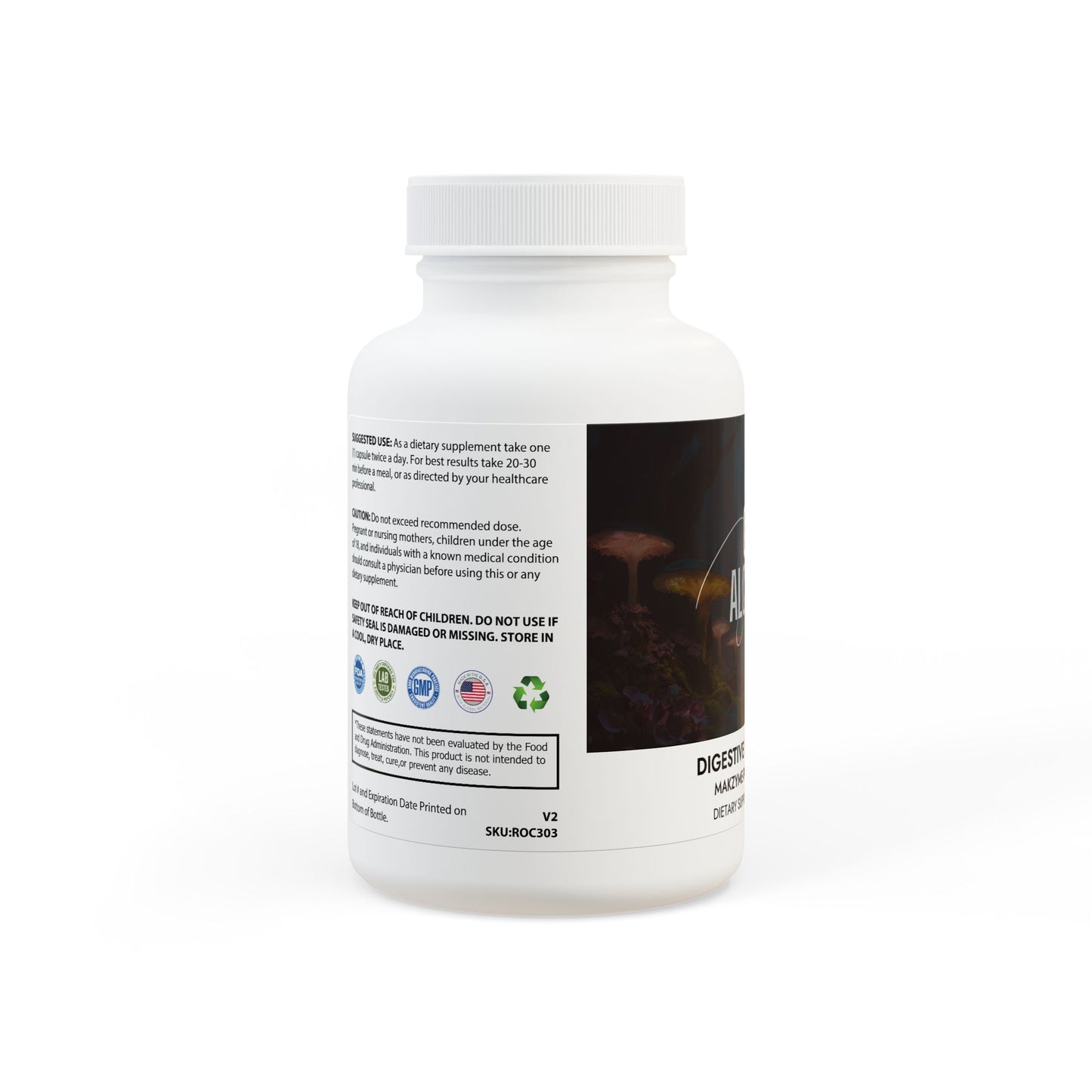 Gut Alchemy - Digestive Enzyme Blend Supplement (60 Caps)