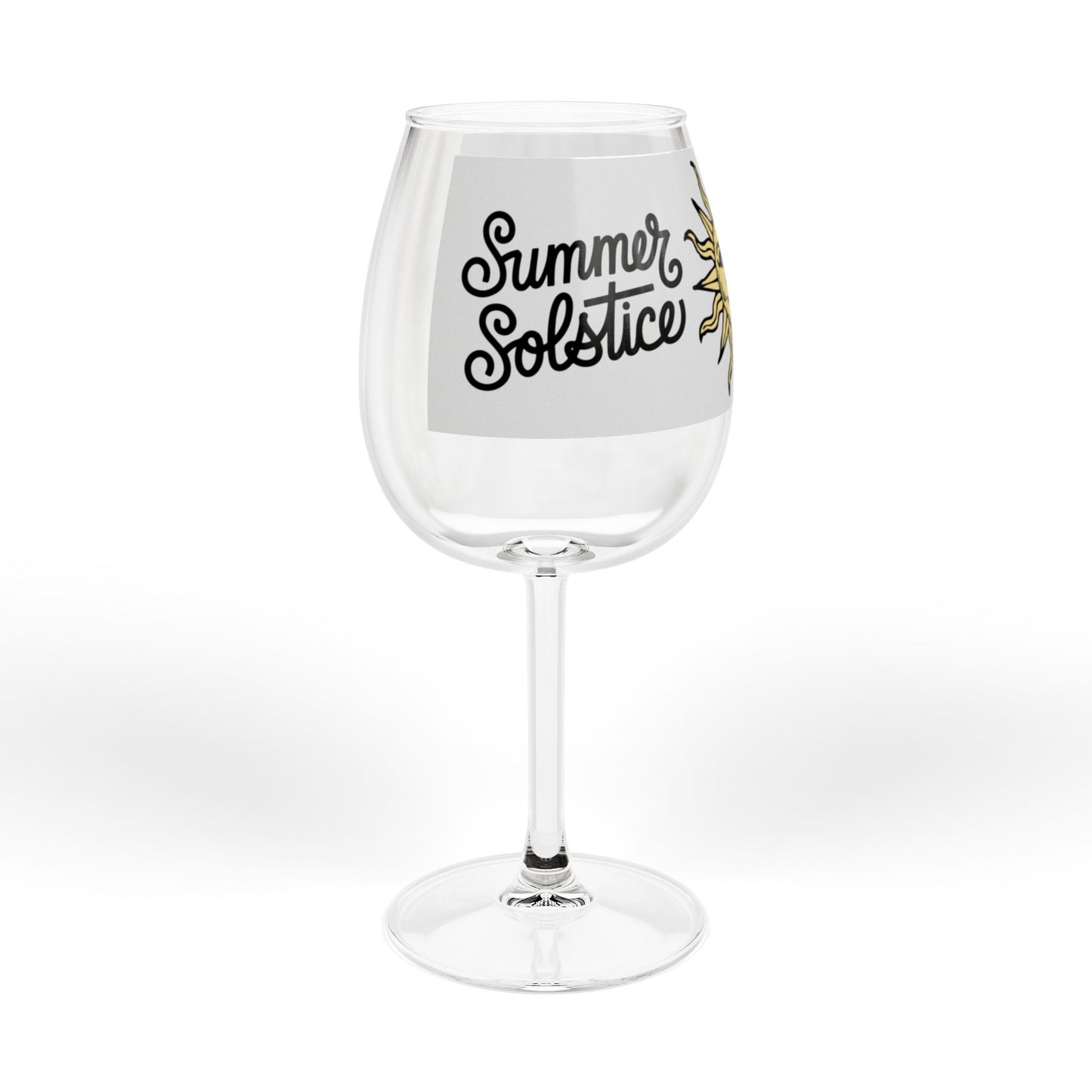 Summer Solstice Wine Glass