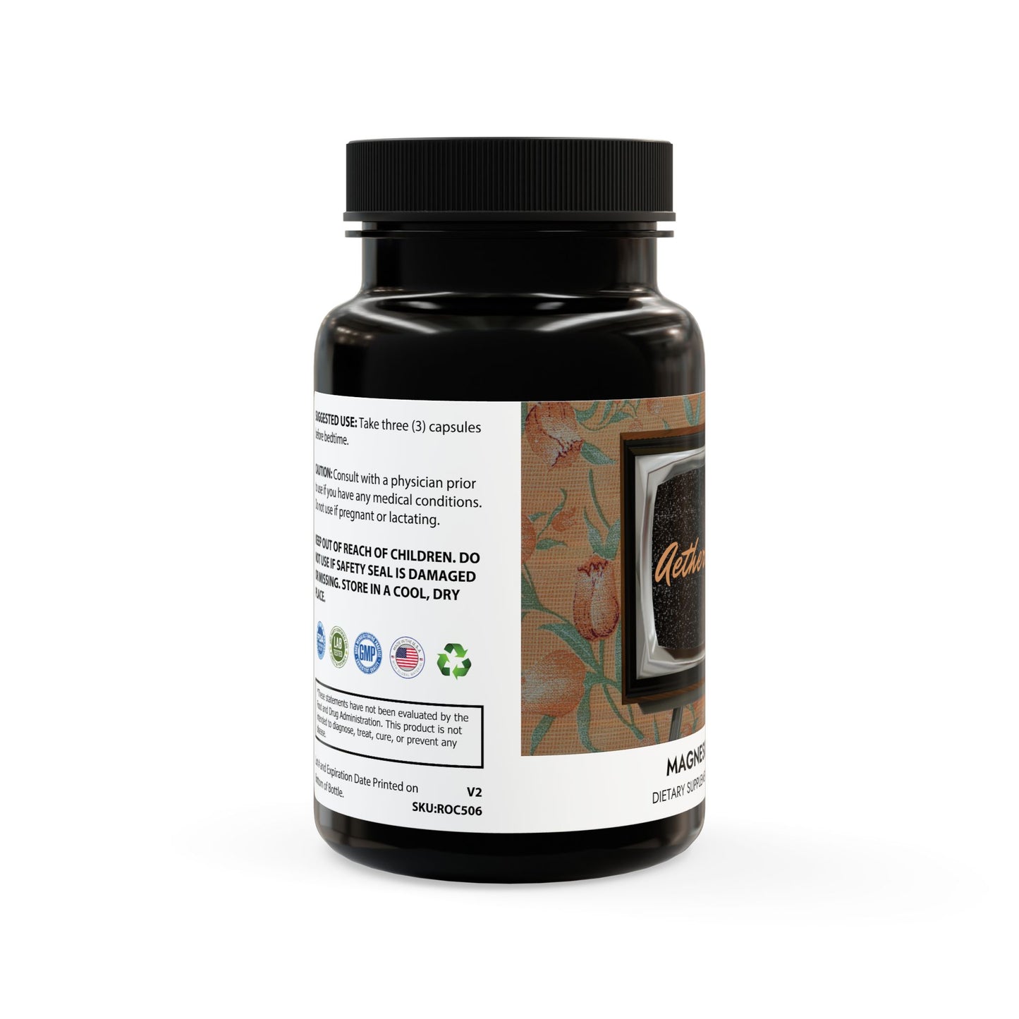 AetherCore - Magnesium Zinc Supplement (90 Caps)