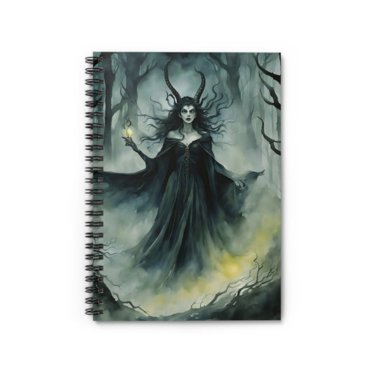 🌑 Dark Enchantress Spiral Notebook