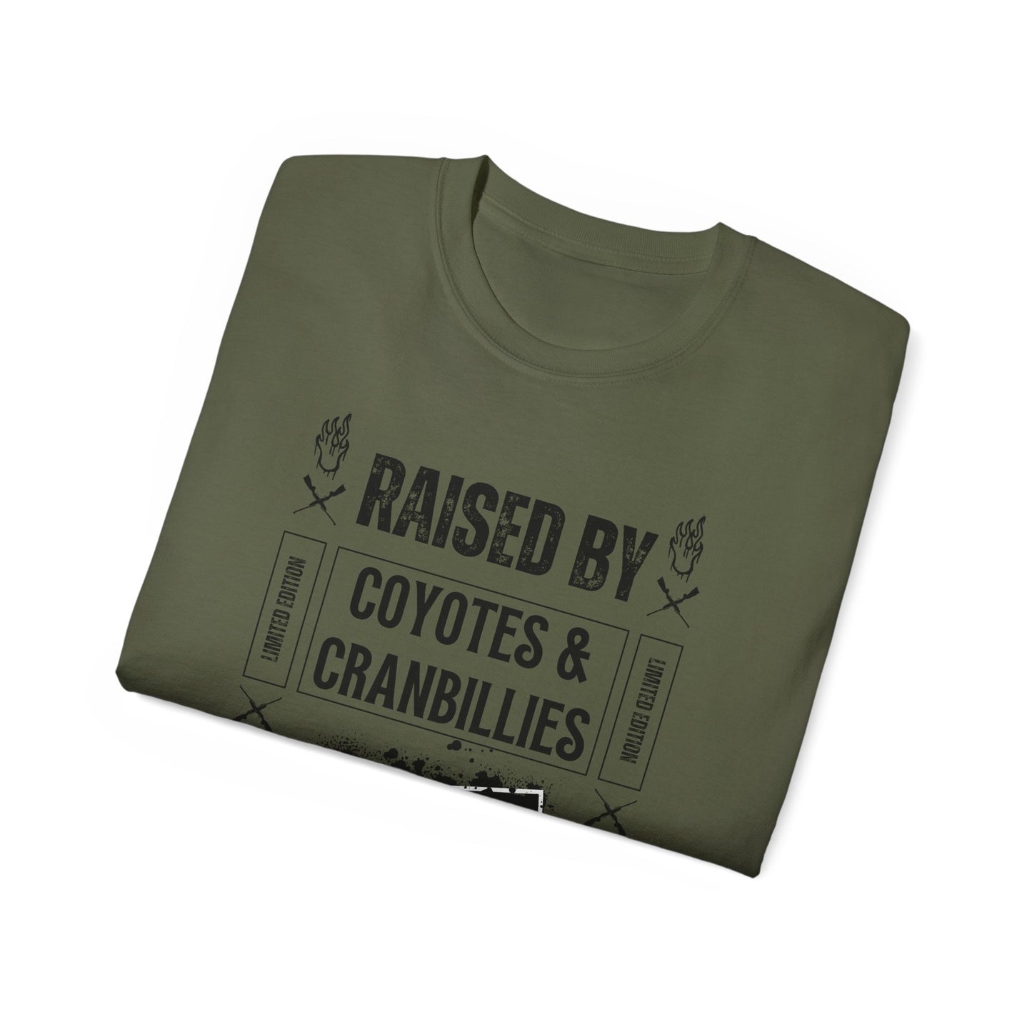 Raised by Coyotes & Cranbillies - Tee