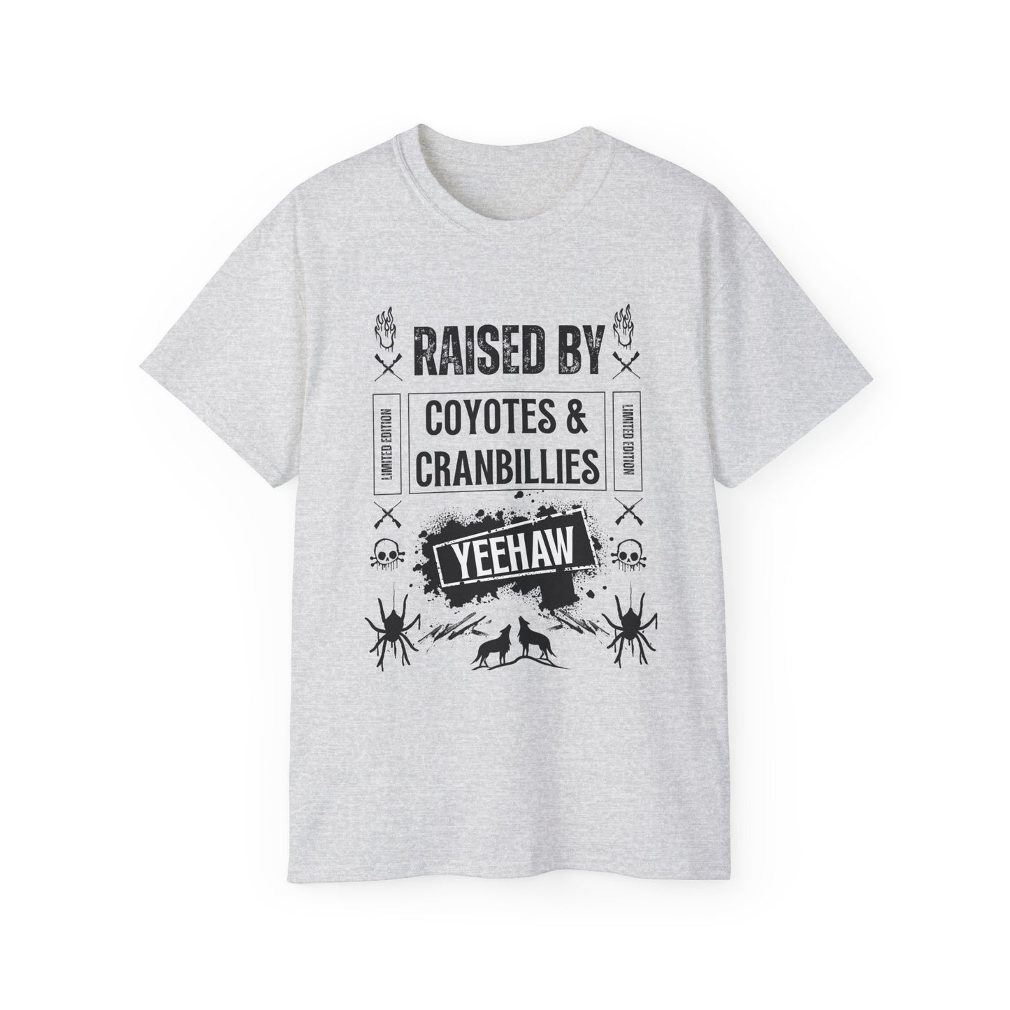 Raised by Coyotes & Cranbillies - Tee