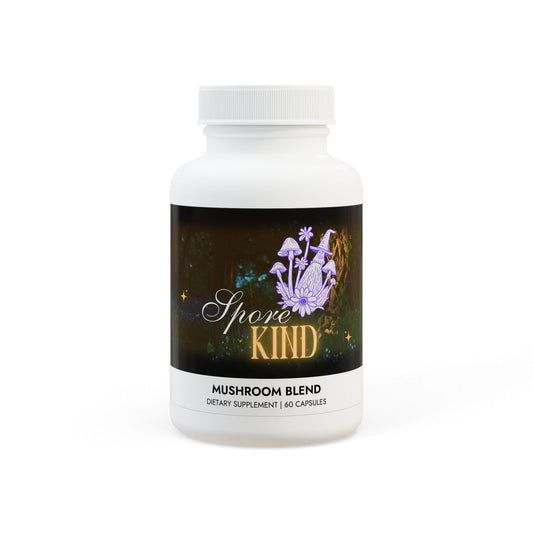 Sporekind 🍄✨ Mushroom Blend Supplement (60 Caps)