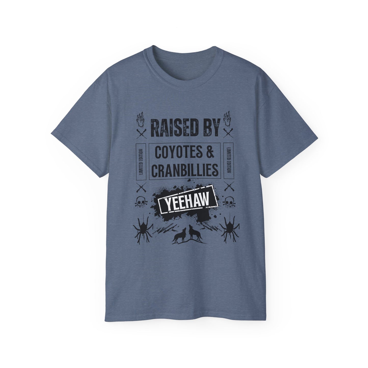 Raised by Coyotes & Cranbillies - Tee