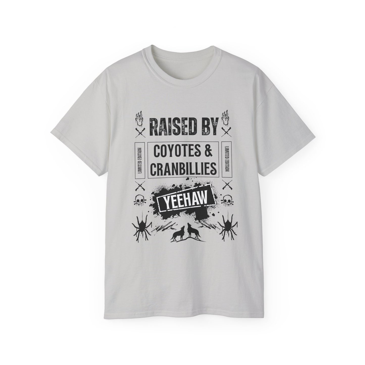 Raised by Coyotes & Cranbillies - Tee