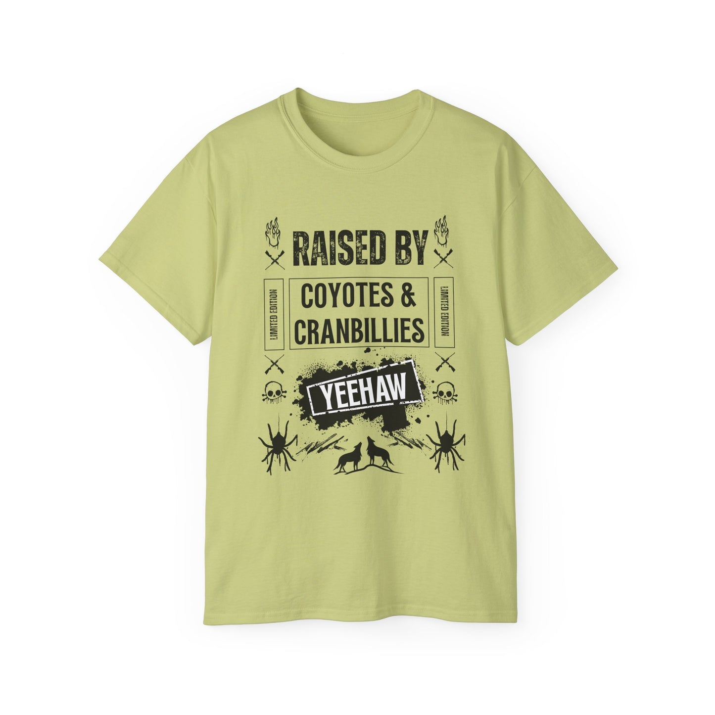 Raised by Coyotes & Cranbillies - Tee