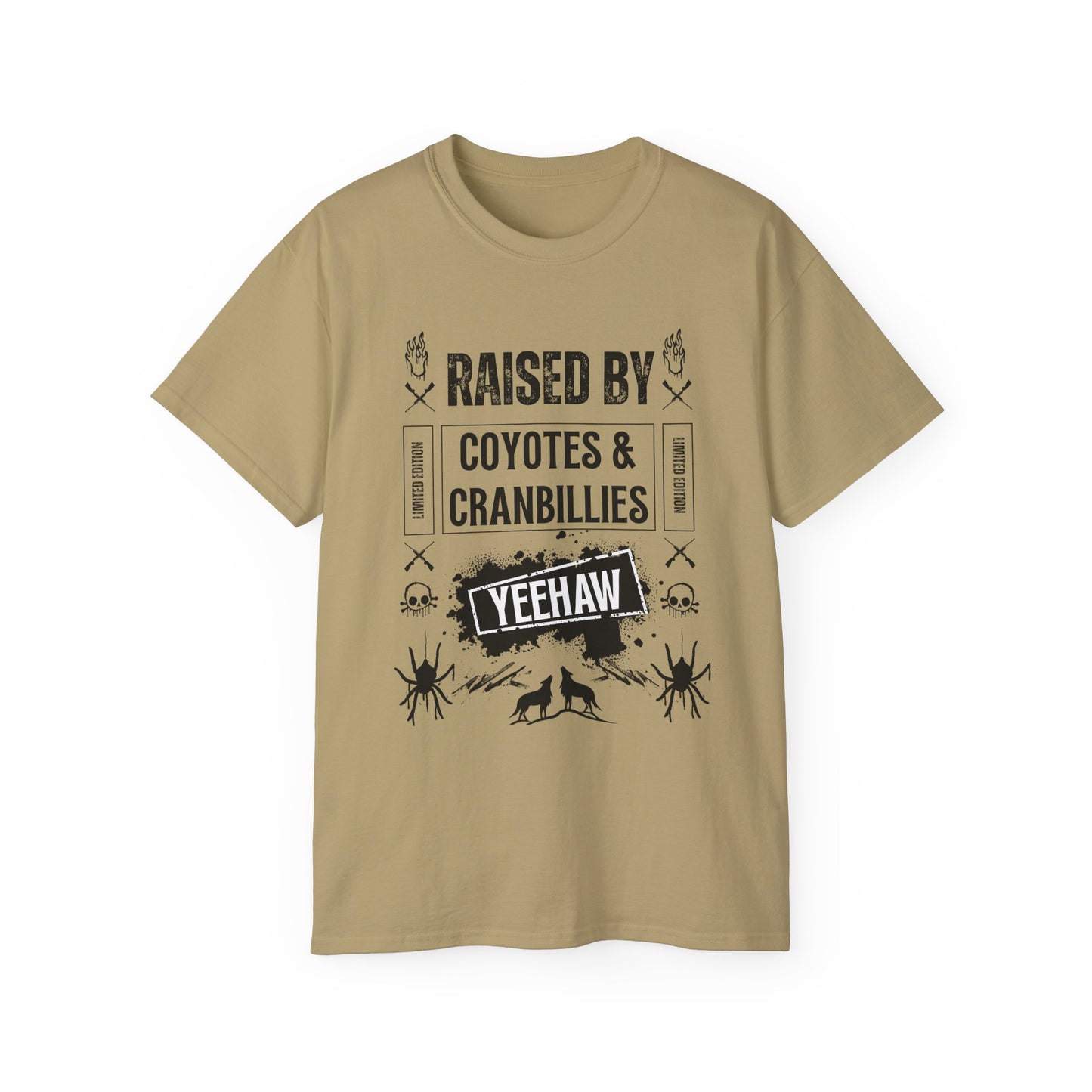 Raised by Coyotes & Cranbillies - Tee