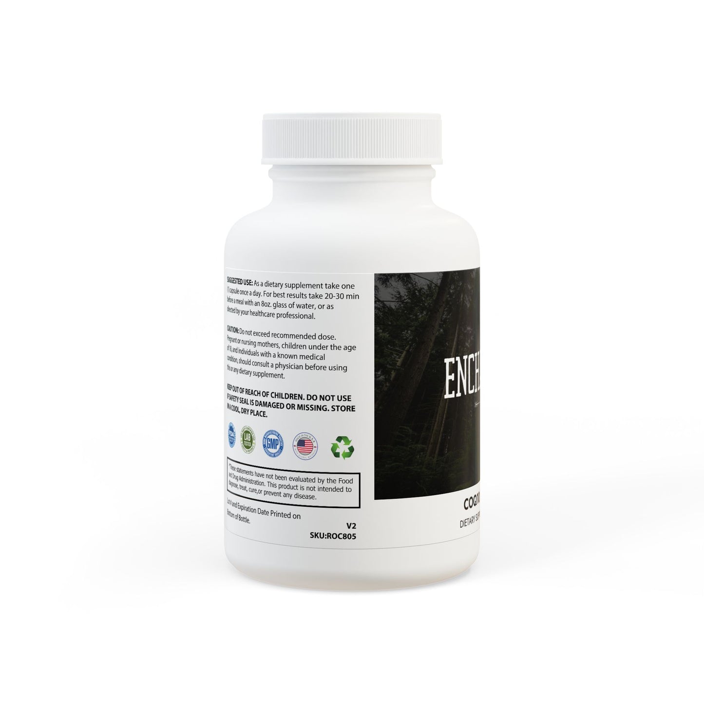 Enchanted Q - CoQ10 (Ubiquinone) Supplement (30 Caps)