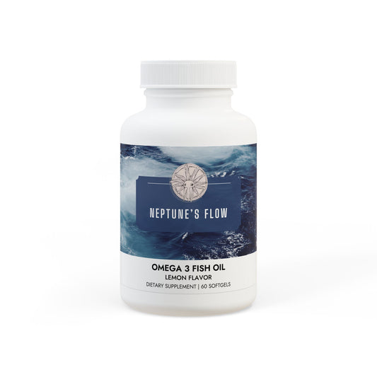 Neptune's Flow - Omega 3 Fish Oil Supplement (60 gels)