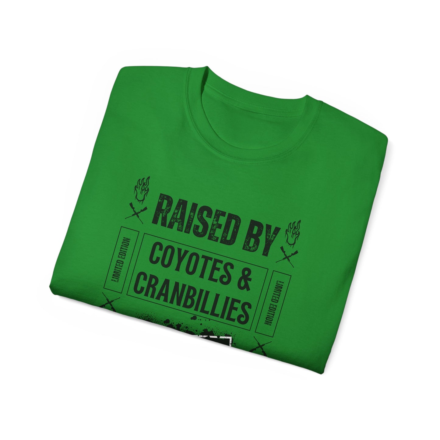 Raised by Coyotes & Cranbillies - Tee
